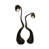 ROSTKI Black Contemporary Floor Lamp Set of 2