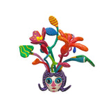 Colorful Folk Art Paper Mache Sculpture By Najva Erfani in Dubai