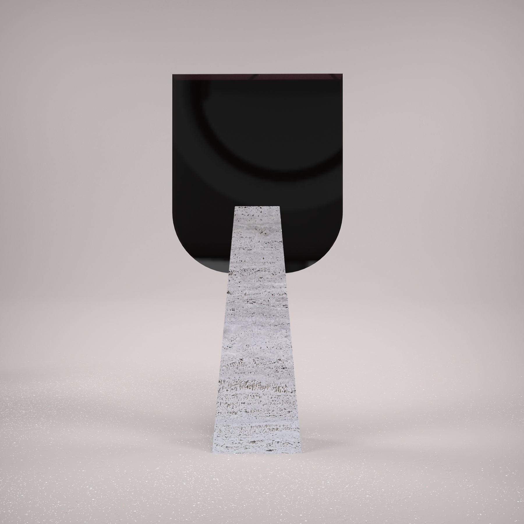 Travertine Table Mirror - Italian Designer Furniture & Decor in Dubai