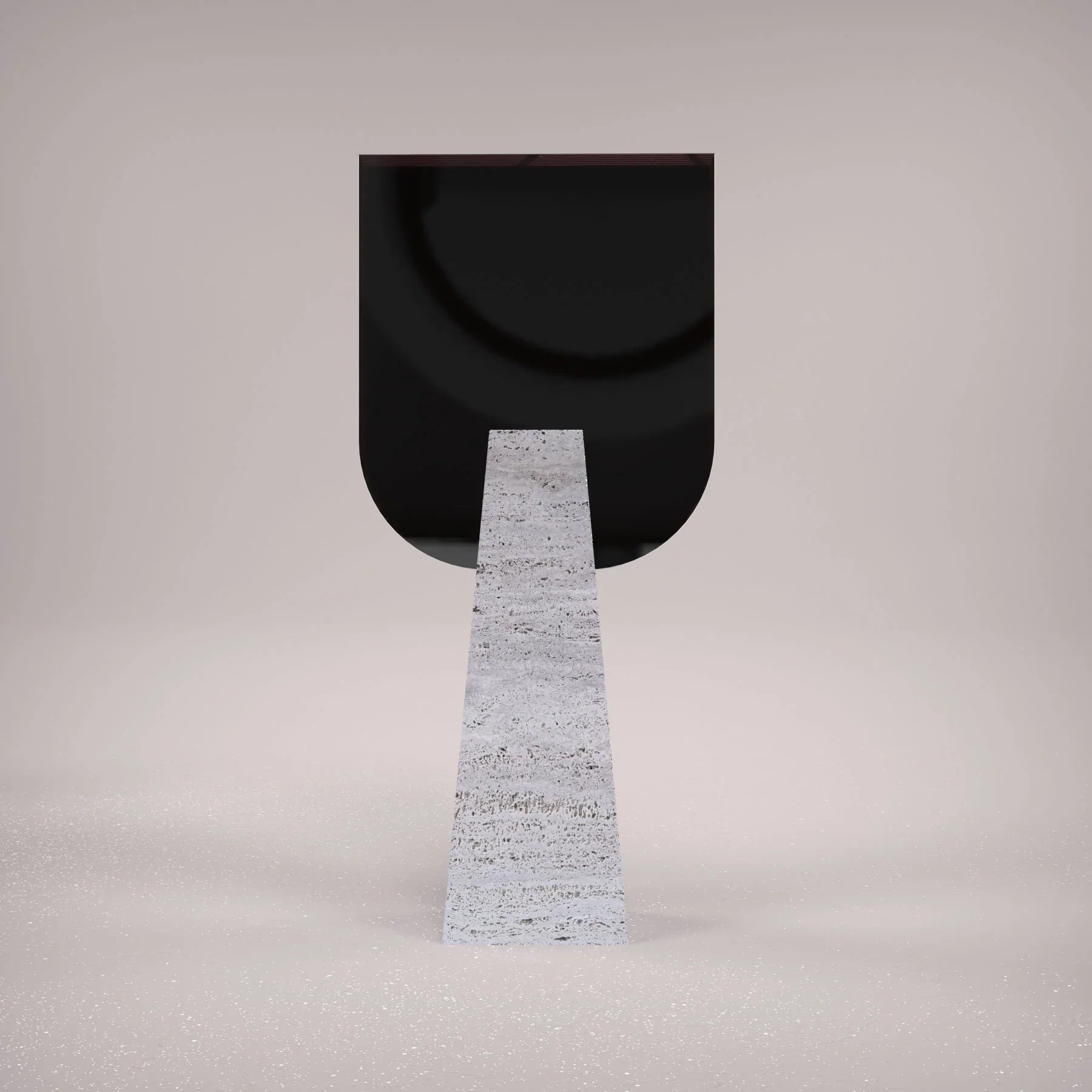 Travertine Table Mirror - Italian Designer Furniture & Decor in Dubai