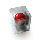 Red Balloon Mixed Media Sculpture - Modern Installation Art By Diana Beltrán