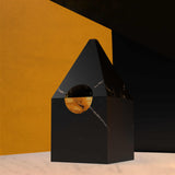 Black Marquina Marble Jewelry Chest, Italian Designer Furniture & Decor