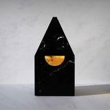 Black Marquina Marble Jewelry Chest, Italian Designer Furniture & Decor