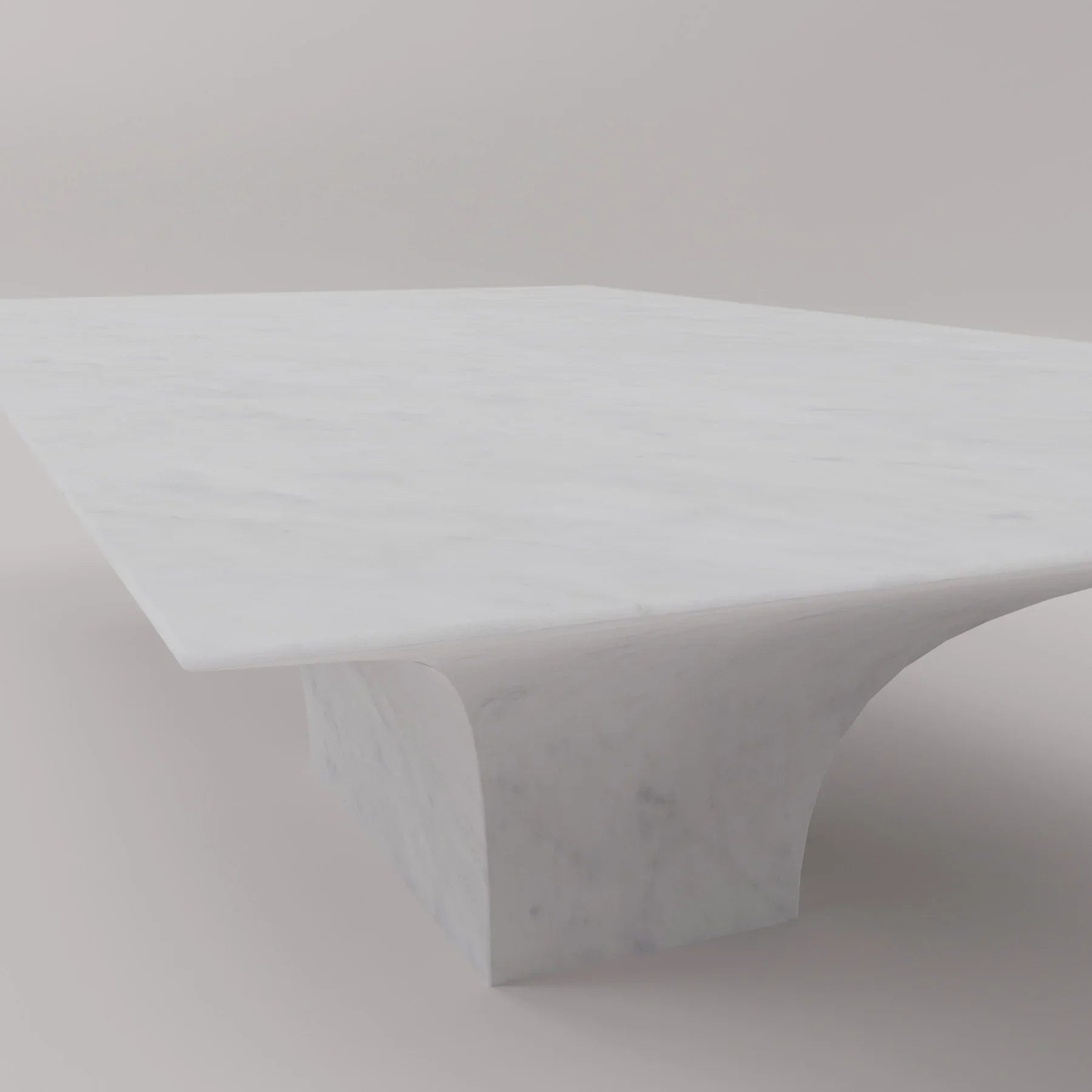 White Carrara Marble Table - Modern Italian Marble Designer Furniture