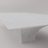 White Carrara Marble Table - Modern Italian Marble Designer Furniture