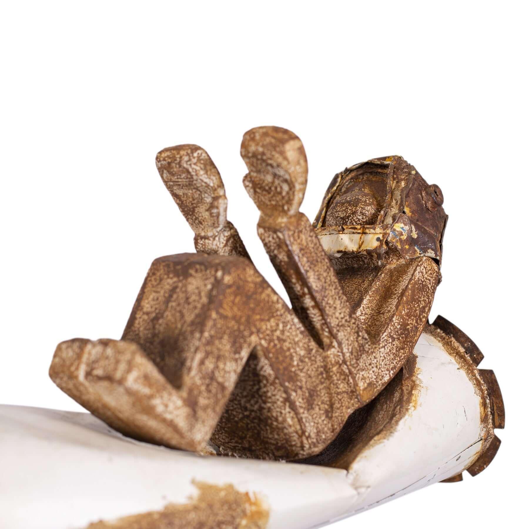 Recycled Art Sculpture, Contemporary Mixed Media Art by Roxana Fazeli