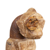 Mixed Media Sculpture - Recycled Art 21st Century Myths Monkey Series by Roxana Fazeli in Dubai