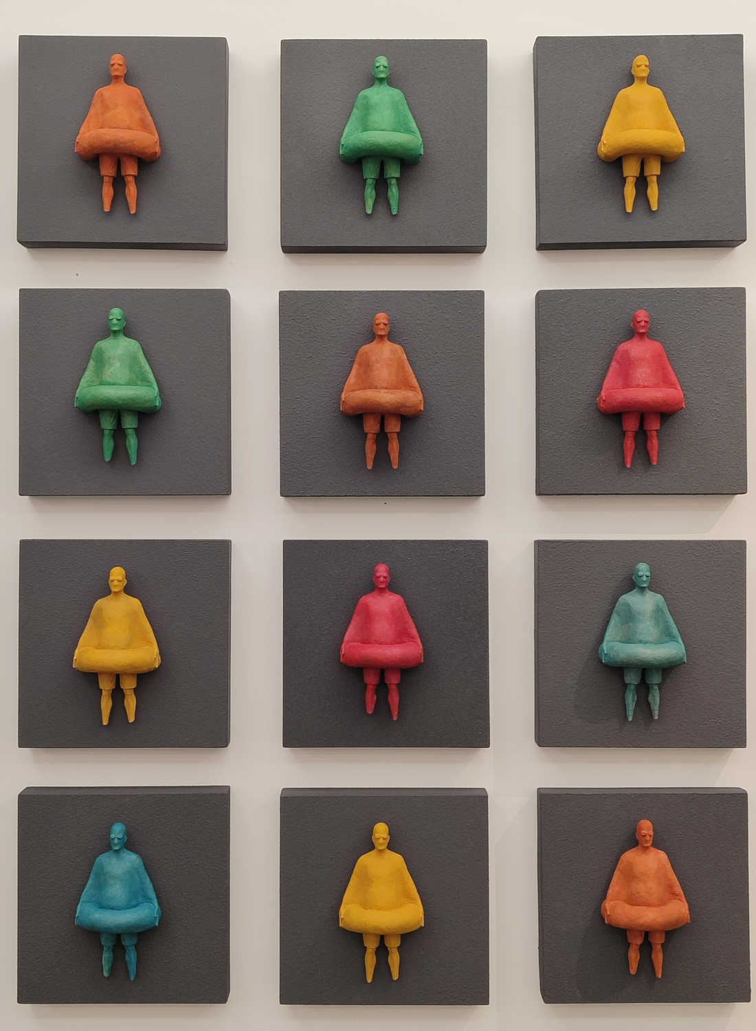 25 humans installation sculptural Wall Artwork Dubai