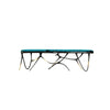 Blackened Upholstered Brass Bench, Designer Furniture in Dubai