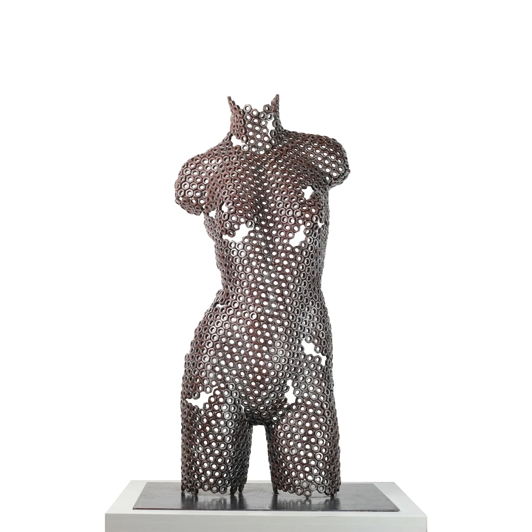 Contemporary Stainless Steel Human Sculpture By Vincent Barrau in Dubai