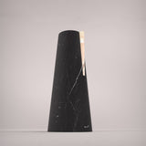 Black Marquina Marble Vase - Italian Designer Furniture & Decor Dubai
