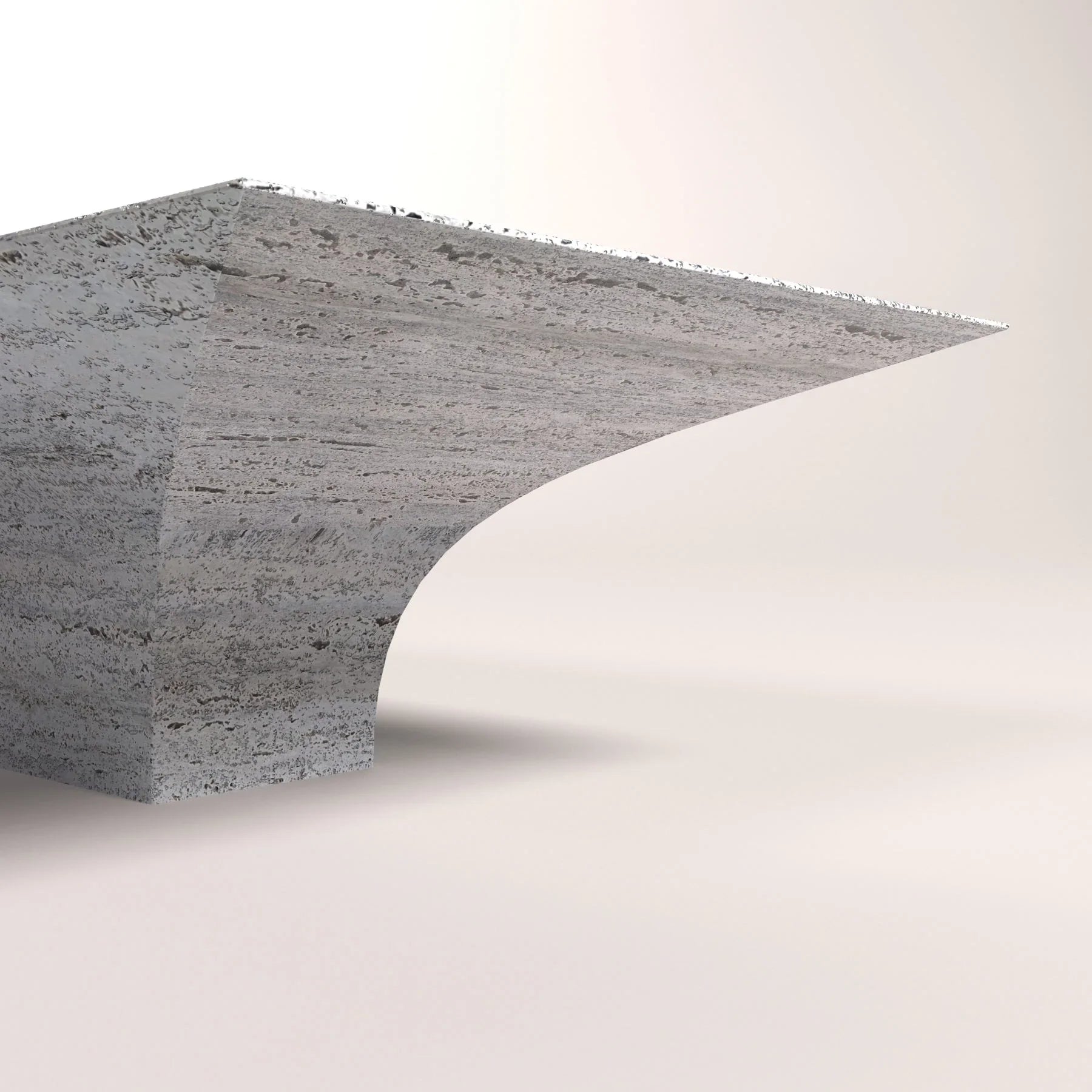 Rectangular Travertine Table - Italian Travertine Designer Furniture