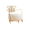 Golden Key Brass Armchair, Designer Furniture in Dubai