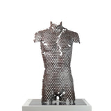 Contemporary Human Stainless Steel Sculpture By Vincent Barrau in Dubai