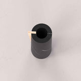 Black Marquina Marble Vase - Italian Designer Furniture & Decor Dubai