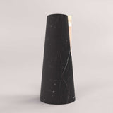 Black Marquina Marble Vase - Italian Designer Furniture & Decor Dubai