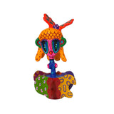 Colorful Folk Art Paper Mache Sculpture By Najva Erfani in Dubai