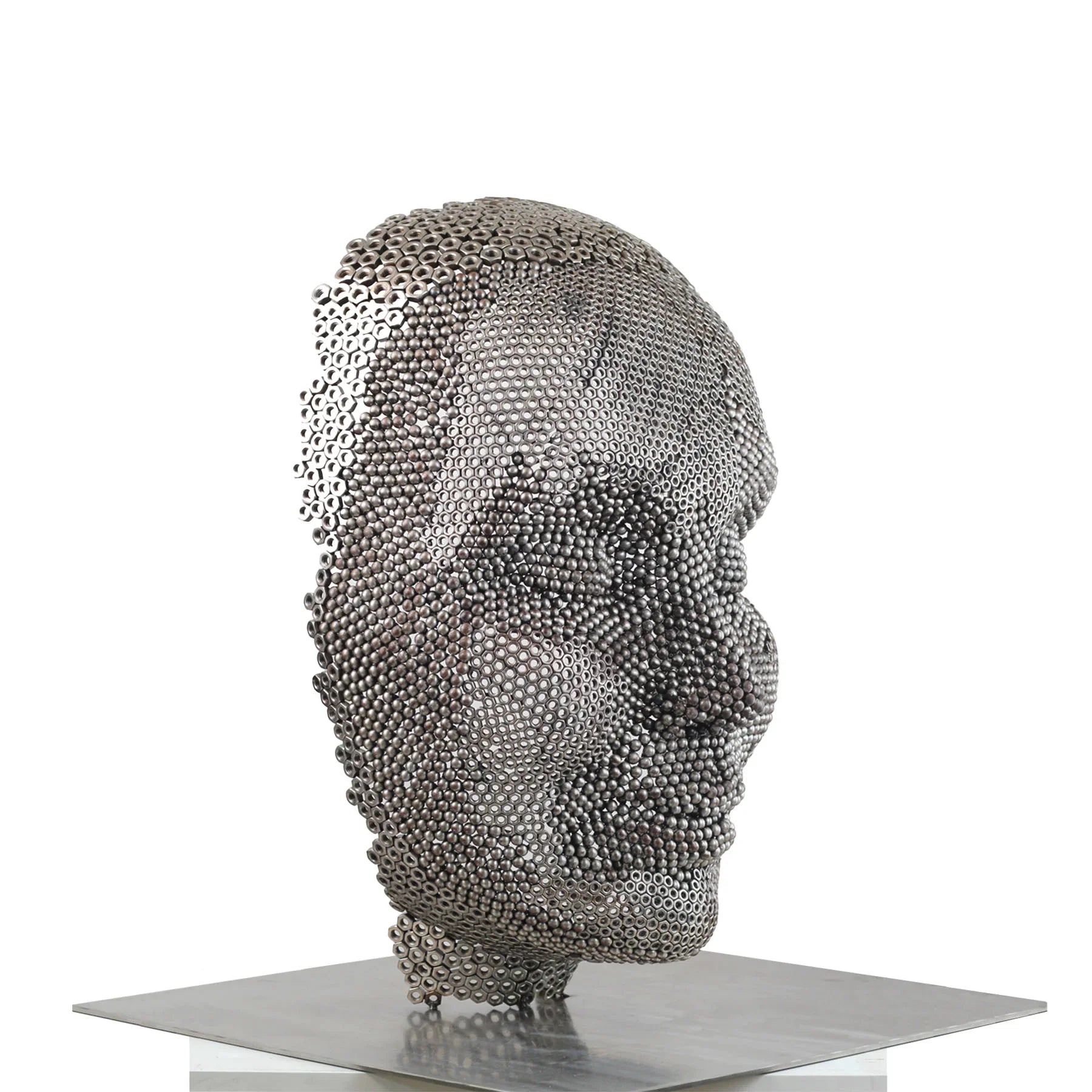 Contemporary Human Stainless Steel Sculpture By Vincent Barrau in Dubai