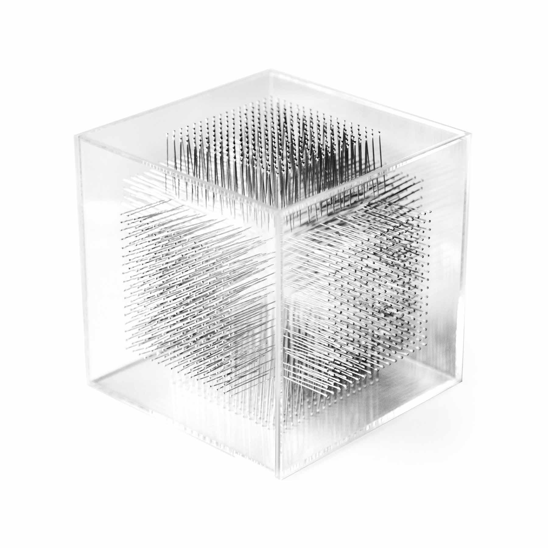 Tesseract Mixed Media Sculpture