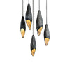 Contemporary Ceiling Lamp Set of 5, Organic Bionic Design By Pavel Vishnevsky