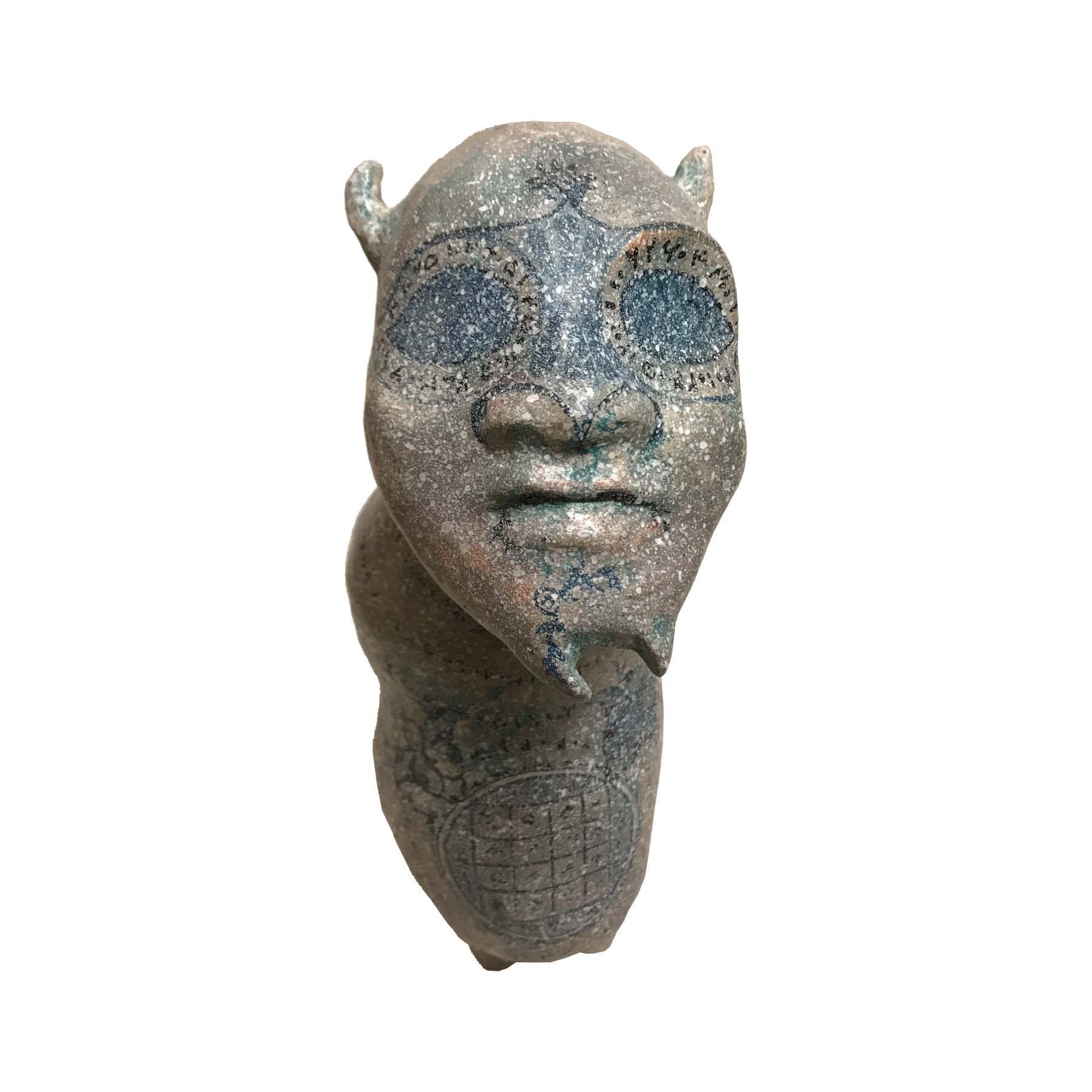 Haa Paper Mache Sculpture - Mixed Media Statues & Artworks By Leyla Shoghi Dubai