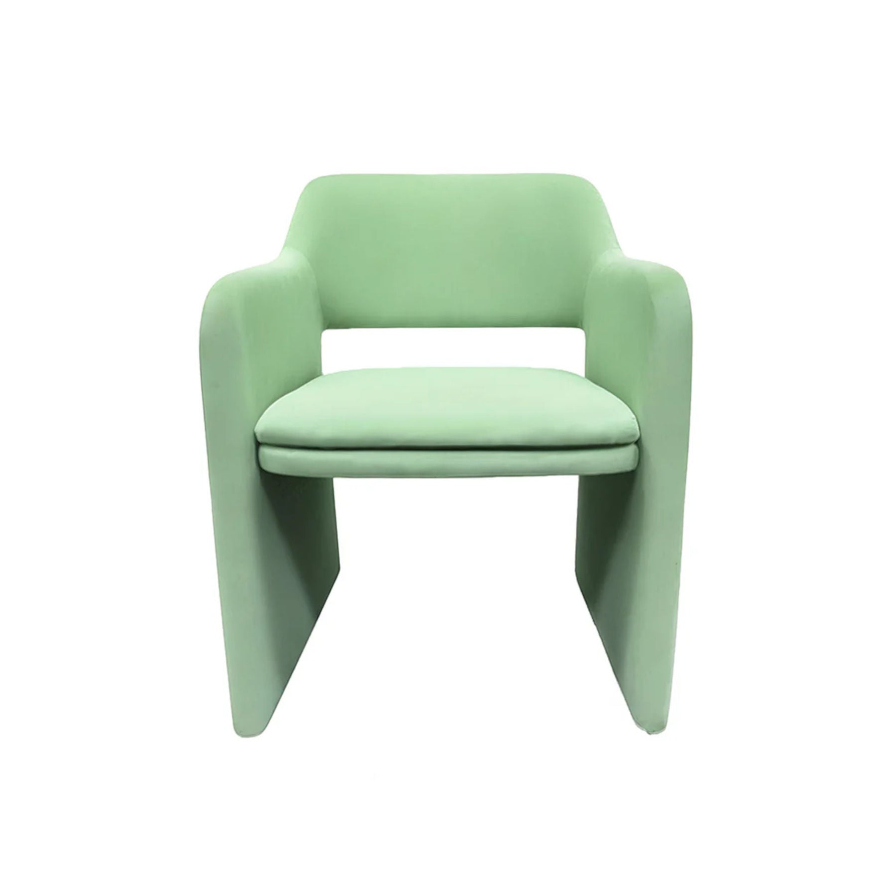 Aquamarine Velvet Dining Chair, Contemporary Furniture Designs
