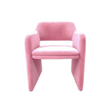 Pink Velvet Dining Chair, Contemporary Furniture Designs