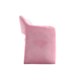 Pink Velvet Dining Chair, Contemporary Furniture Designs