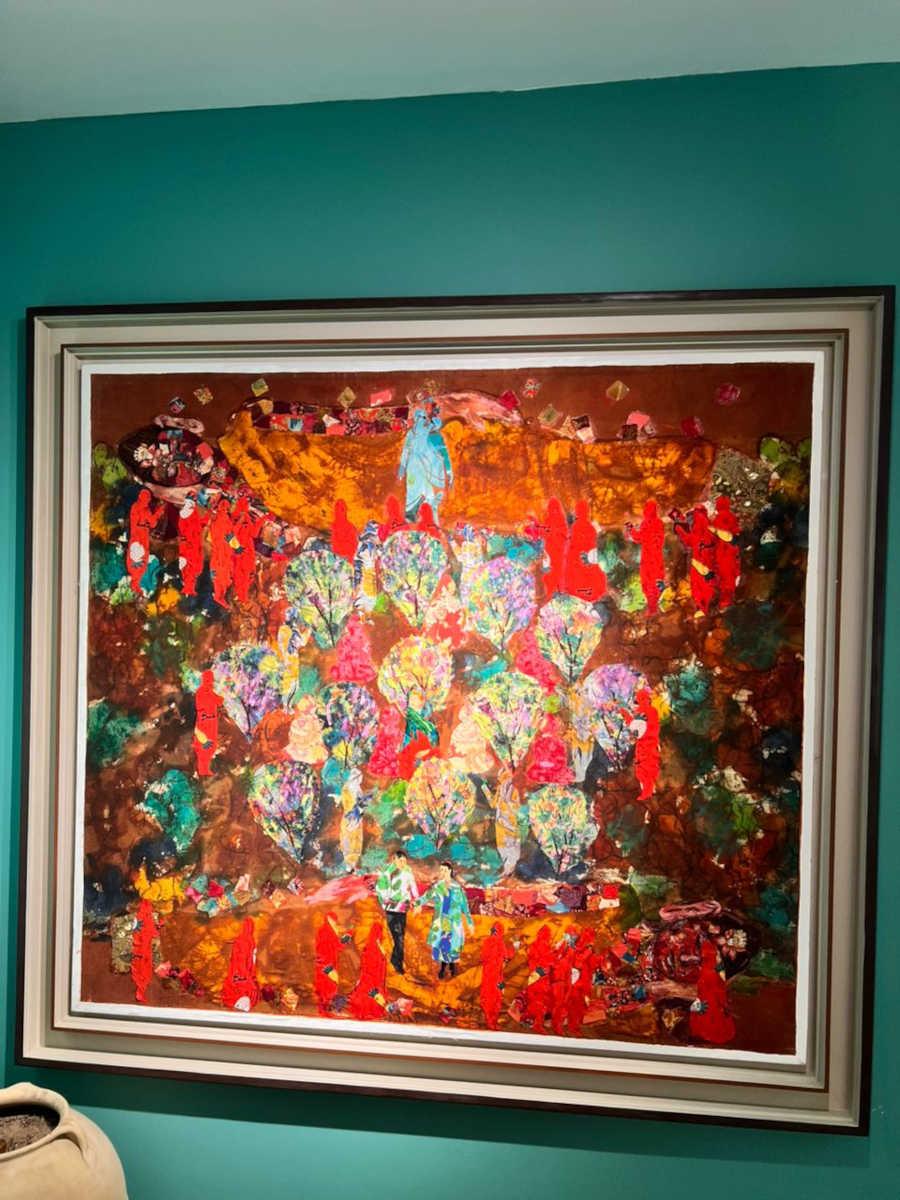 Untitled Mixed Media Painting
