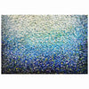 Thousand Shades Of Blue Acrylic Painting By Rawia Zantout