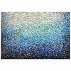 Thousand Shades Of Blue Acrylic Painting By Rawia Zantout