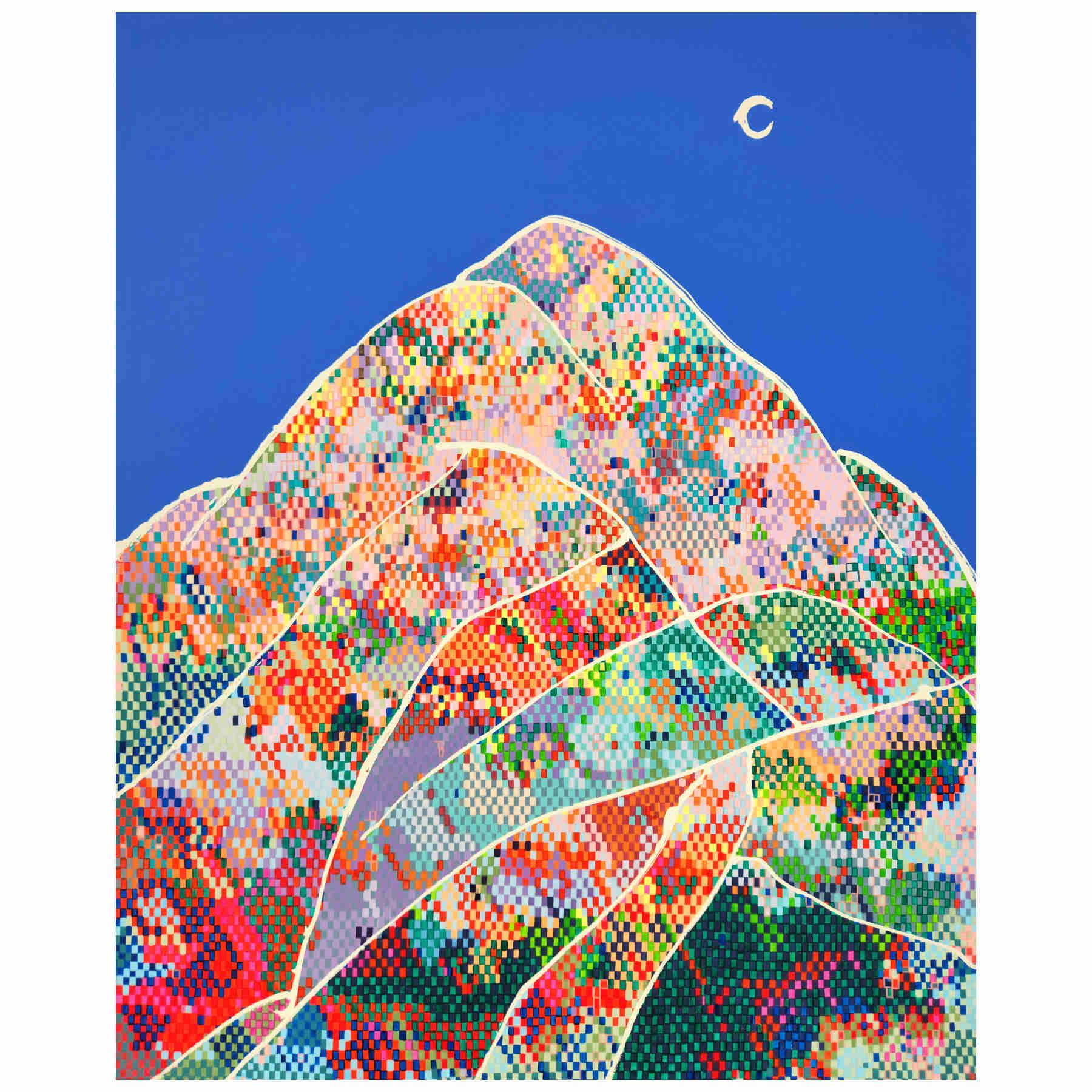 Mountains Acrylic Painting and Pop Art By Hanji Park in Dubai