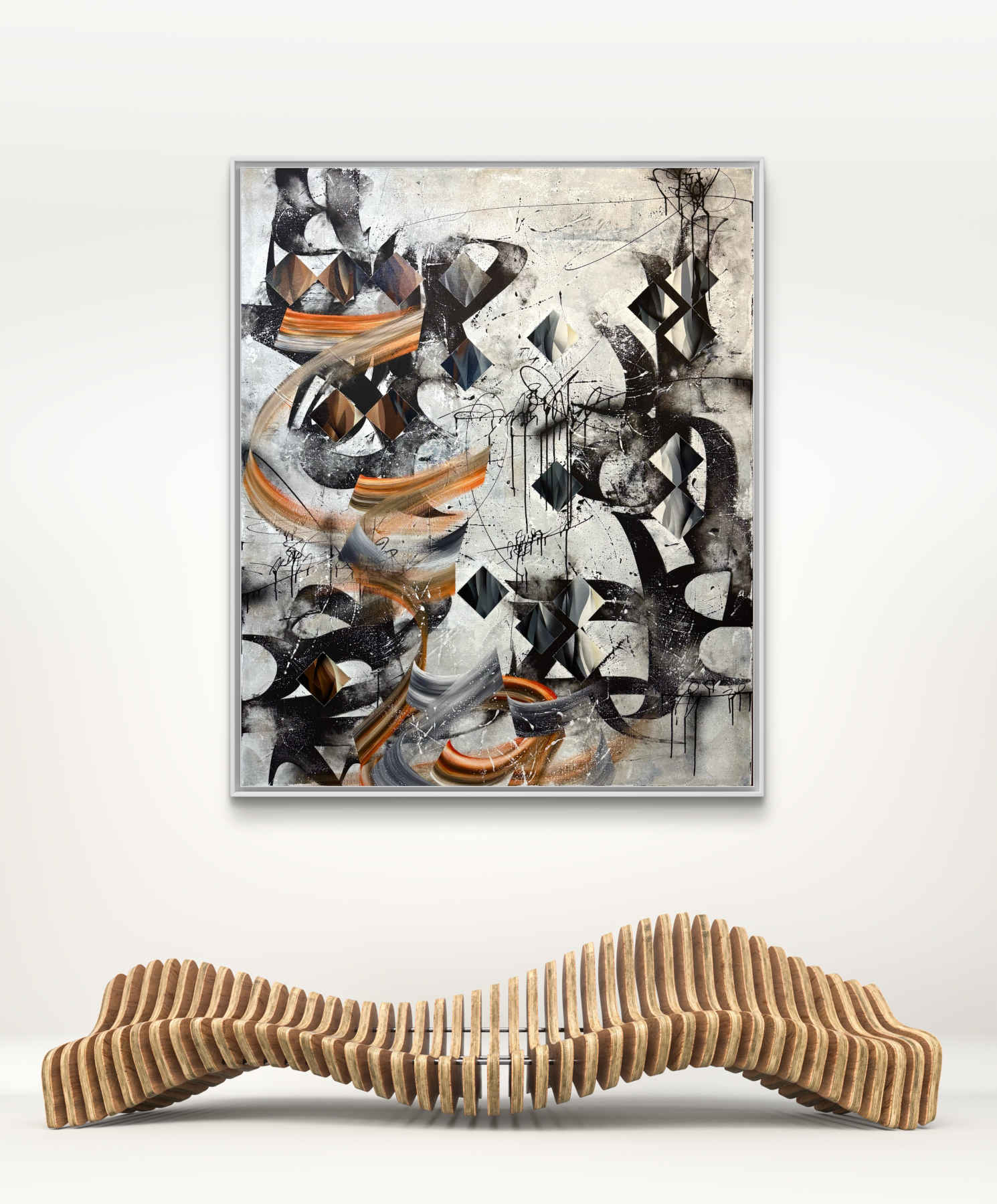 Calligraphy Painting & Contemporary Visual Arts by Babak Rashvand