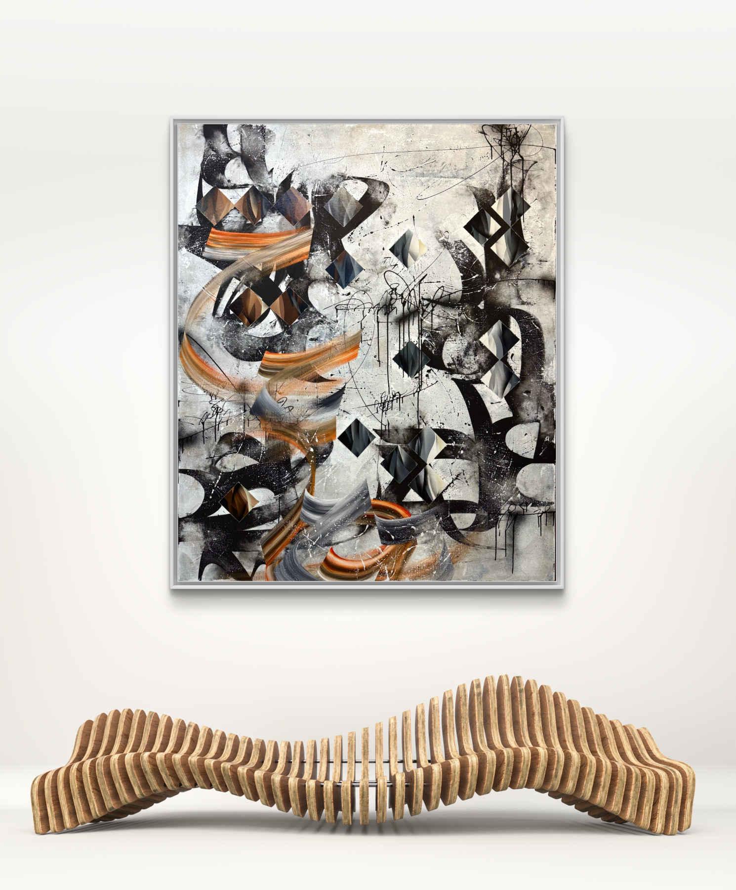 Calligraphy Painting & Contemporary Visual Arts by Babak Rashvand