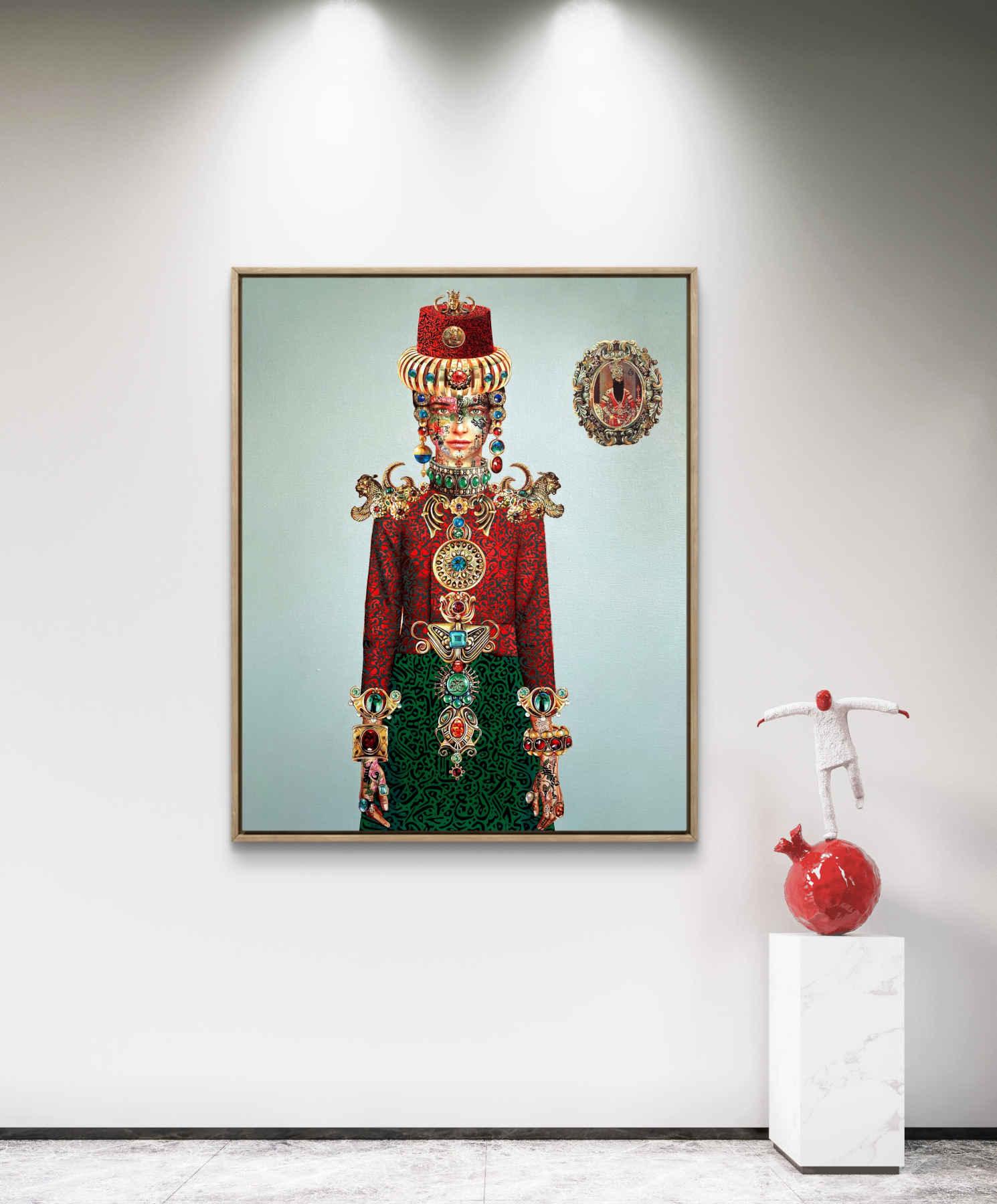 Acrylic On Canvas Painting By Solmaz Tohidloo