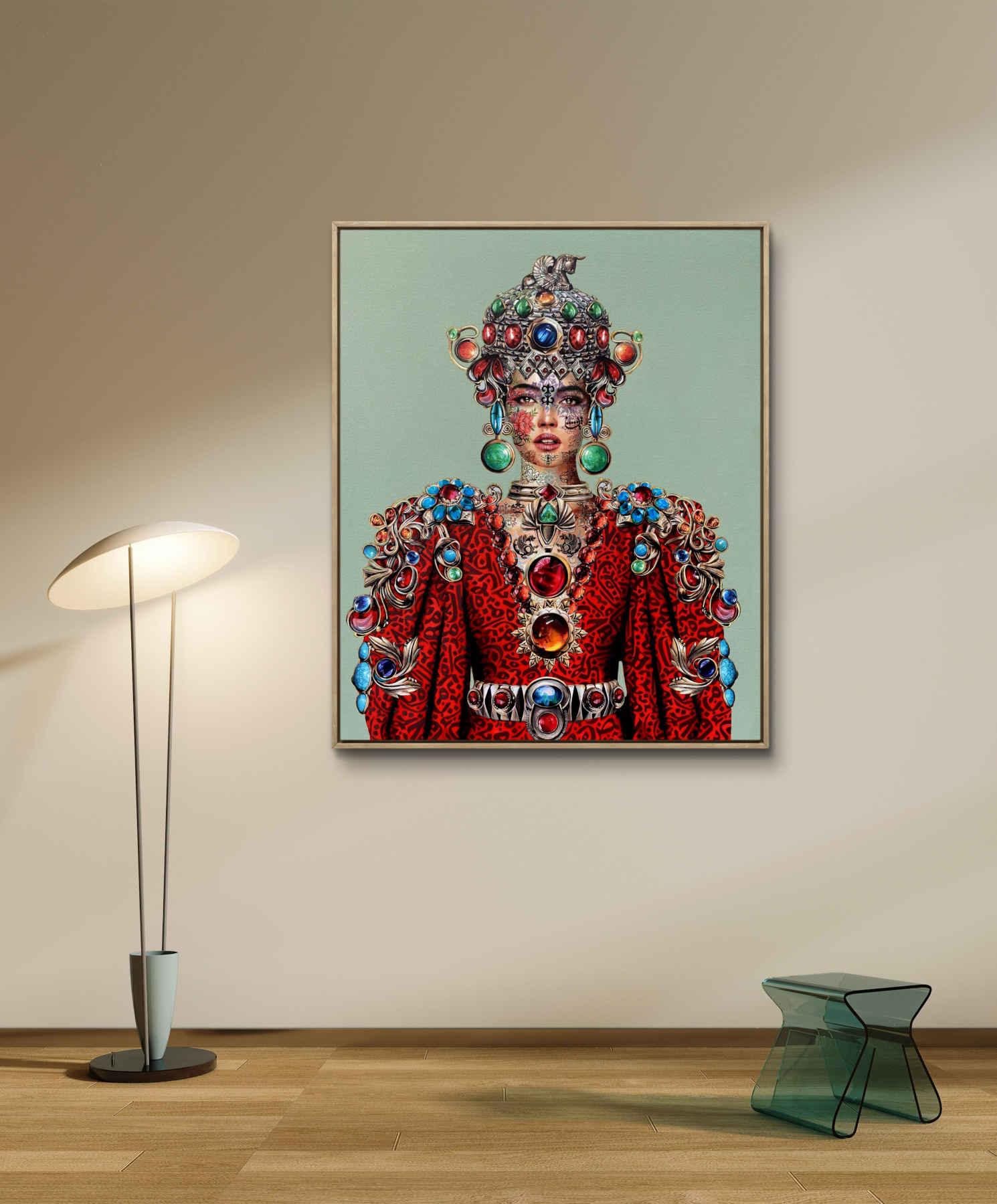 Acrylic On Canvas Painting By Solmaz Tohidloo