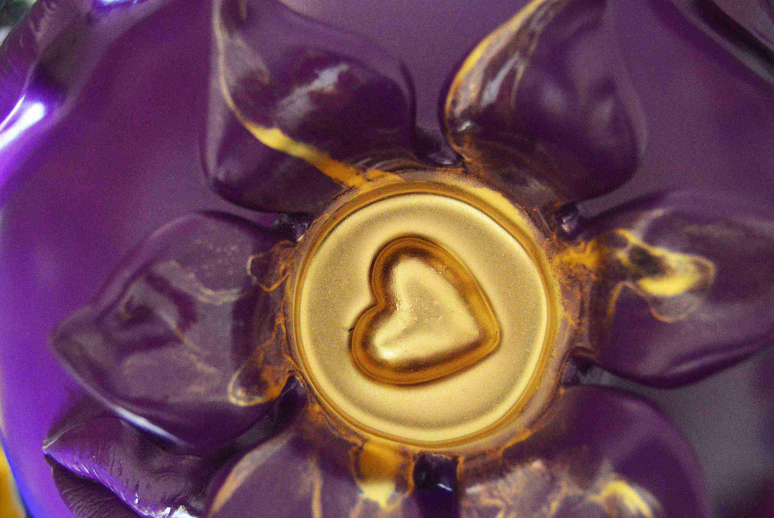 Ahlam Purple Pomegranate Sculpture, Corporate Gifts Resin Art Dubai