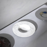 White Carrara Marble Platter - Modern Italian Designer Tableware