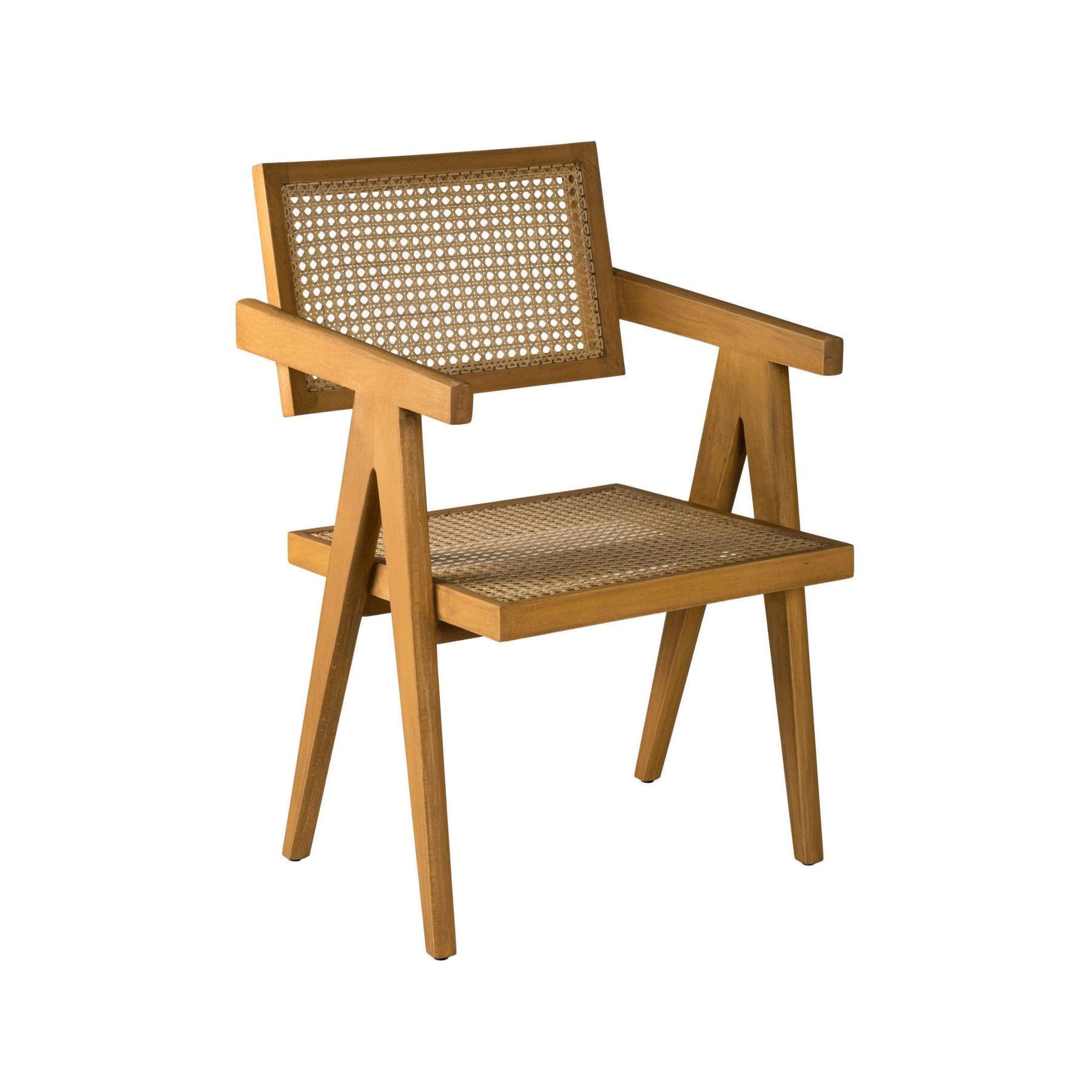 Amalfi Cane Chair Alder Brown
