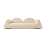 White Bouclé Sofa, Bold Contemporary Designer Furniture