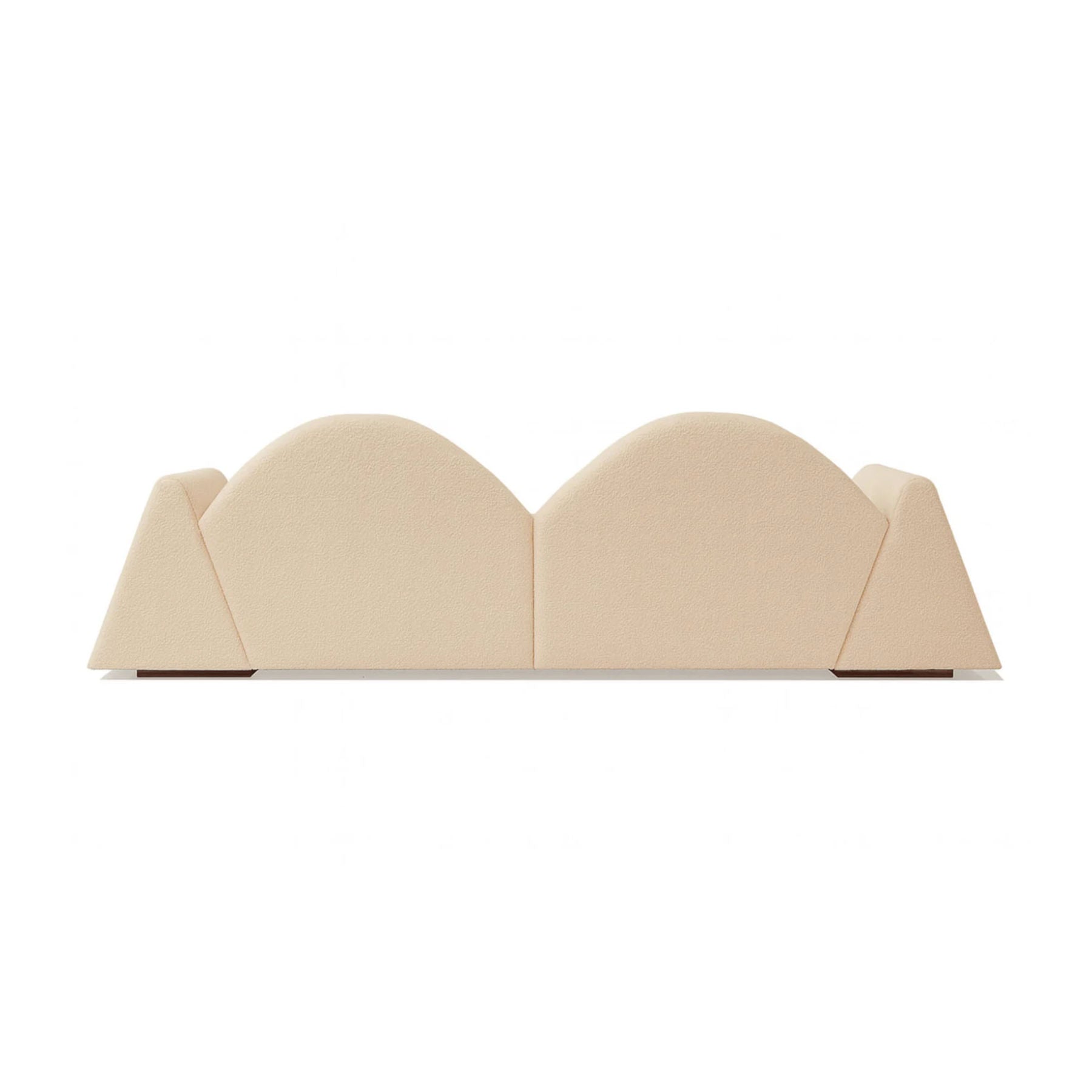 White Bouclé Sofa, Bold Contemporary Designer Furniture