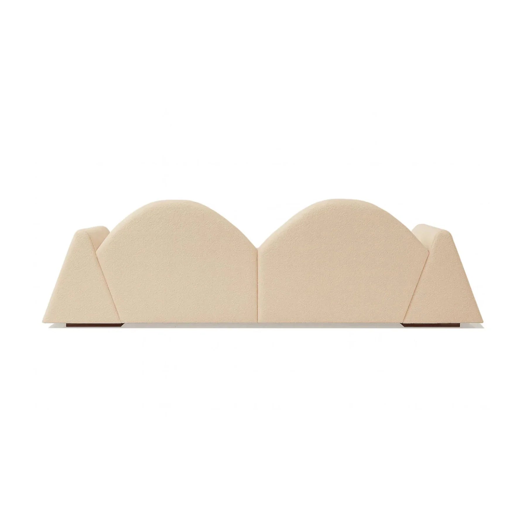 White Bouclé Sofa, Bold Contemporary Designer Furniture