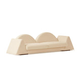 White Bouclé Sofa, Bold Contemporary Designer Furniture