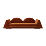 Brown Velvet Sofa, Bold Contemporary Designer Furniture