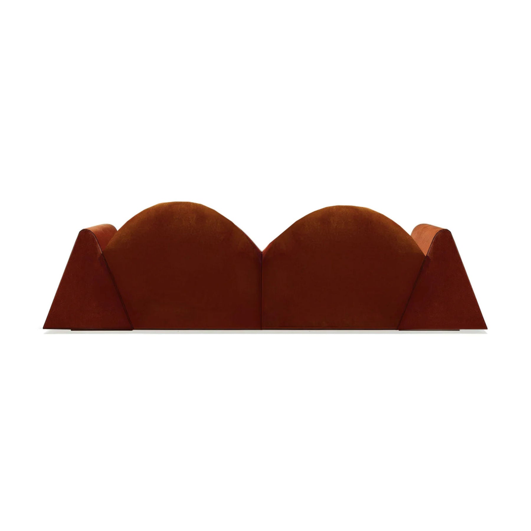 Brown Velvet Sofa, Bold Contemporary Designer Furniture