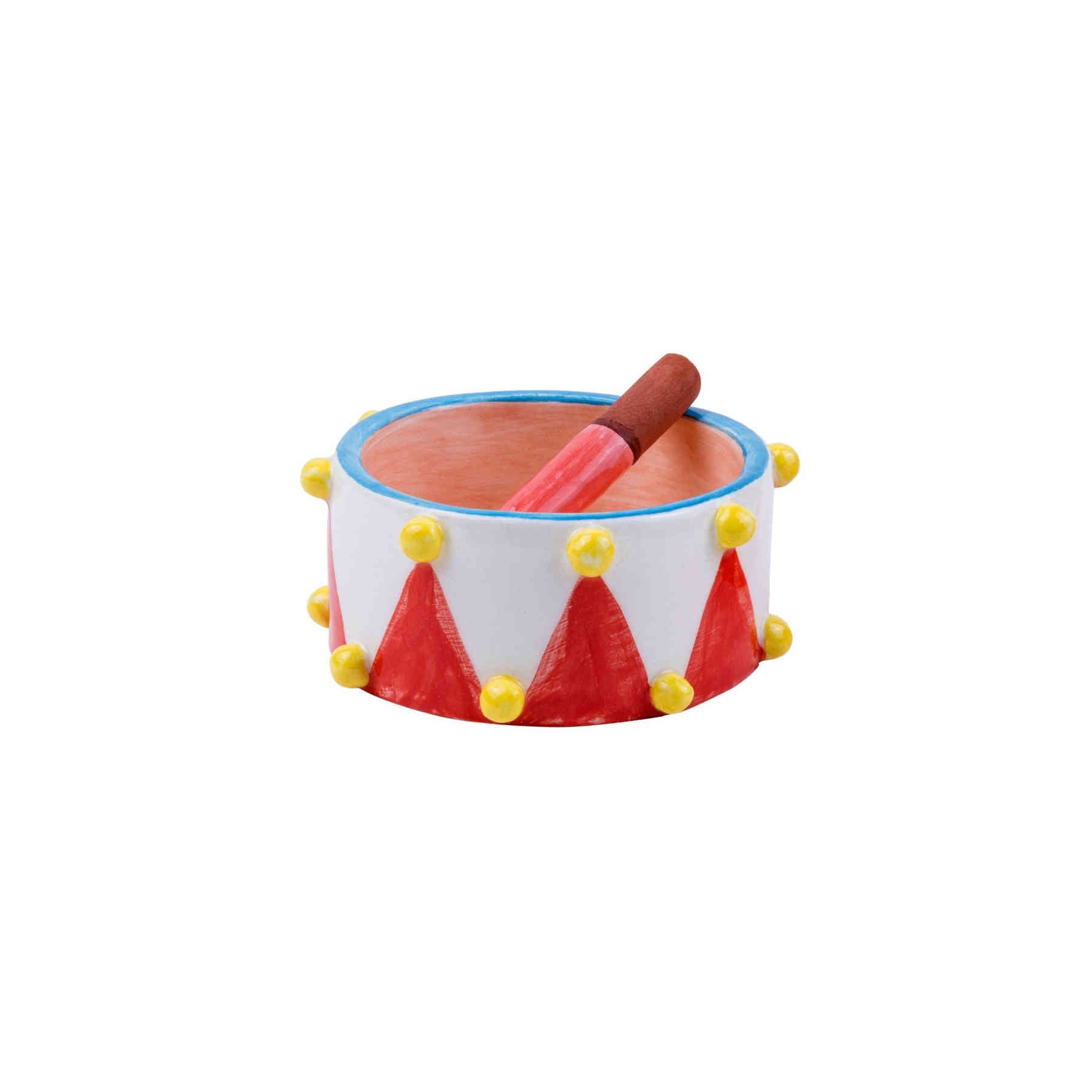 Circus Drum Ceramic Bowl