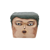 Artistic Contemporary Paper Mache Accent Table