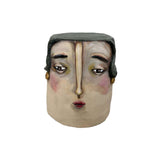 Artistic Contemporary Paper Mache Accent Table