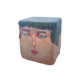 Artistic Contemporary Paper Mache Accent Table