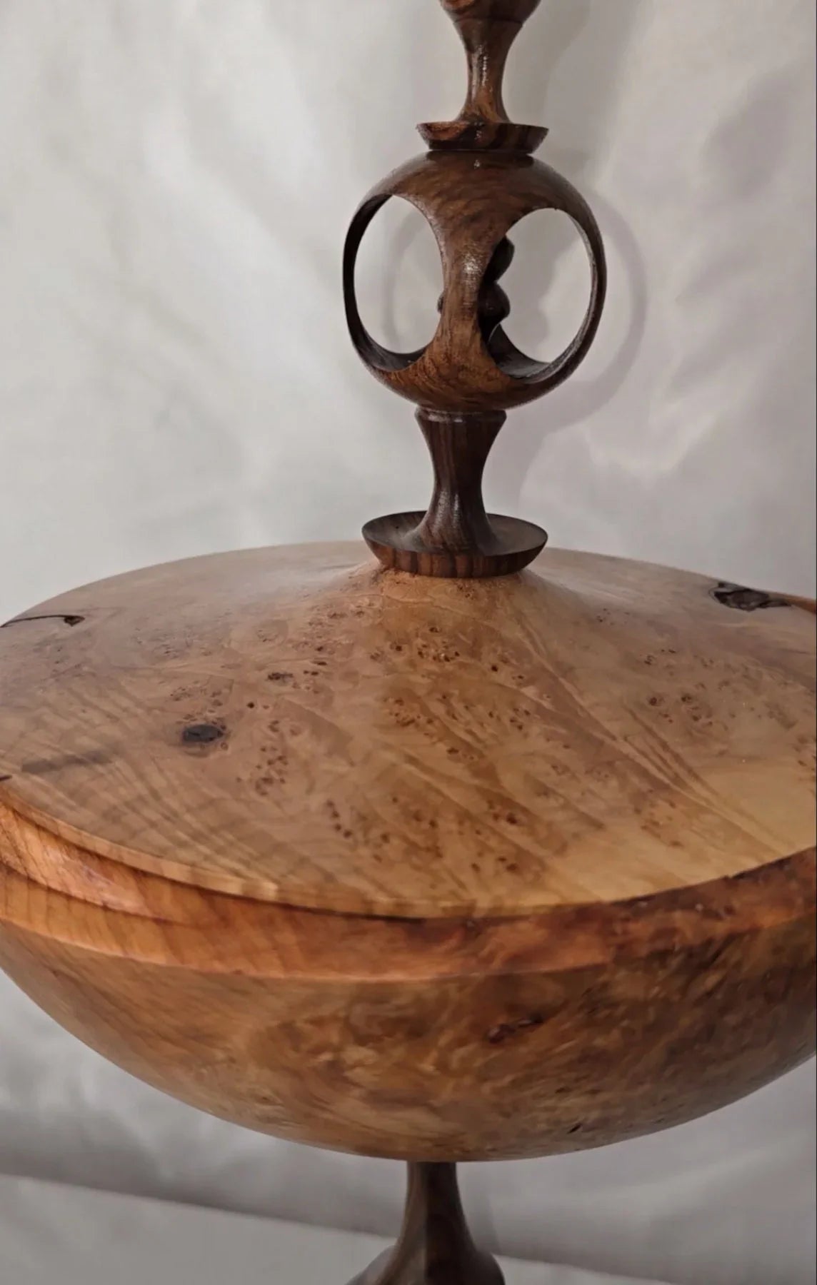 Grandeur Contemporary Wood Sculpture By Ahmad Tourani Sama